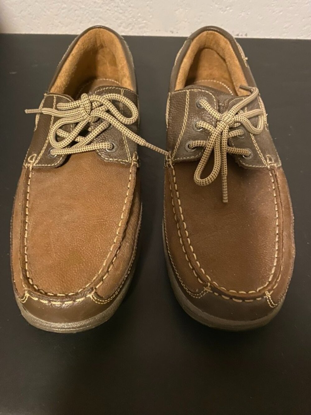 Florsheim Men's Lakeside Moc Toe Oxford Boat Shoes, Size 10M